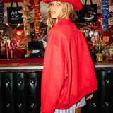'USA & FLAG' Reversible Mock Neck Sweatshirt