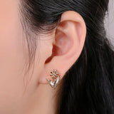 Gold Filled Flower Studs