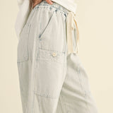 Striped Barrel Pants