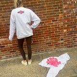 Wild Kard + Camino Peony Ash Crewnecks