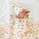 Betsy Flag Knotted Gown