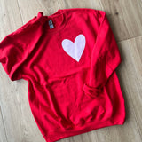 Red Heart Crewneck Sweatshirt