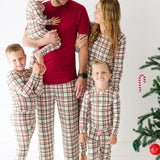 Double Plaid Zip Romper