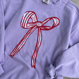 Lavender Bow Crewneck