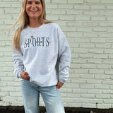 Sports Embroidered Crew