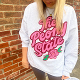 Wild Kard + Camino Peony Ash Crewnecks