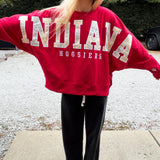 Appliqué Indiana University Crewneck