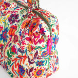 Puffy Weekender Bag - Rainbow Floral