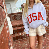 Big Red USA 1/4 Zip