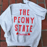 The Peony State Stripe Letter Sweatshirt