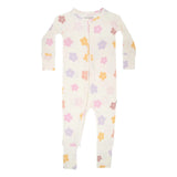 Big Daisies Small Ribbed Zip Romper