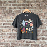 Fall Collage Cropped Tee