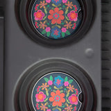 Folk Flower Car Coasters