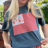 American Flag Applique Tee