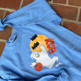 Retro Blue Ghost Crewneck