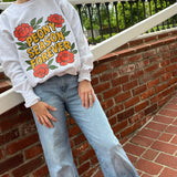 Peony Season Forever Ash Sweatshirt