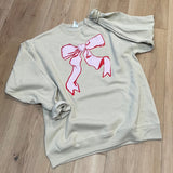 Sand Heart Bow Sweatshirt