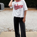 Sequin Indiana University Tee
