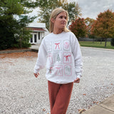 Ribbon Doodle Sweatshirt