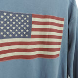 Stitched American Flag Sweatshirt