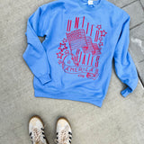 The Liberty Crewneck (Blue & Red)