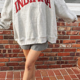 'INDIANA & IN' Reversible Mockneck Sweatshirt (pre-order)