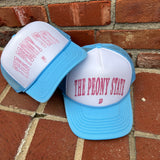 The Peony State Blue Trucker Hat