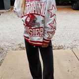 Star Sleeve Indiana University Crewneck