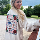 USA Bandana Crewneck