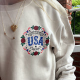 USA Bandana Crewneck