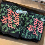 Black Repeating Indiana Tee