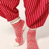 Free People Red Combo Nordic Knit Sock Pack