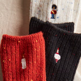 Free People Red Holiday Heritage Sock Pack