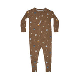 Hot Cocoa Small Ribbed Zipper