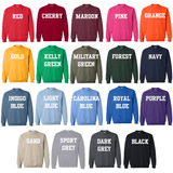 Football Season Colored Crewneck (You Choose Color)