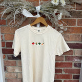 Embroidered Little Veggie Tee
