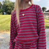 Red Emilia Top