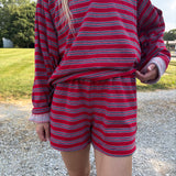 Red Emilia Shorts