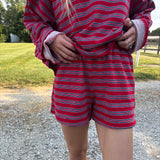 Red Emilia Shorts