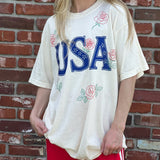 Ivory USA Floral Tee