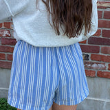 Rowan Stripe Drawstring Shorts