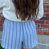 Rowan Stripe Drawstring Shorts