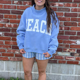 BEACH Reversible Mock-neck Crop Sweatshirt