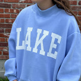 BEACH Reversible Mock-neck Crop Sweatshirt