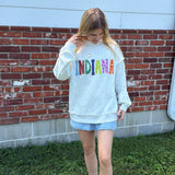 Indiana Patchwork Mockneck
