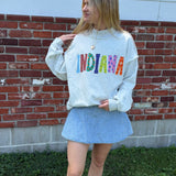 Indiana Patchwork Mockneck