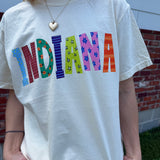 Indiana Printed Patchwork Tee