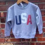 Kids Tricolor USA Sweatshirt