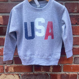Kids Tricolor USA Sweatshirt