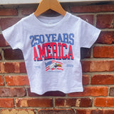 Kids White 250 Years Tee